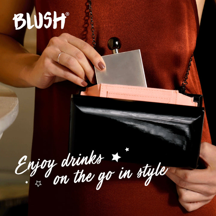 V.I.P. Black Incognito Clutch Flask by Blush