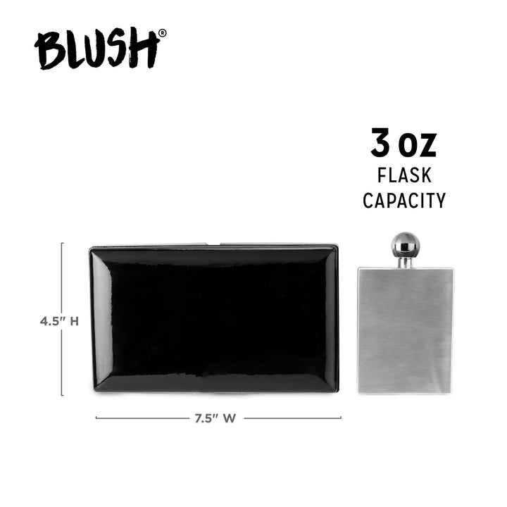V.I.P. Black Incognito Clutch Flask by Blush