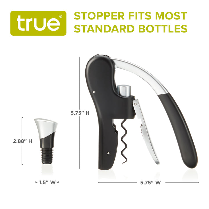 Lever Corkscrew and Stoppers