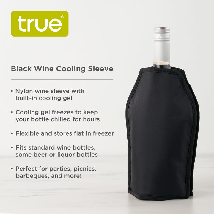 Wine Cooling Sleeve in Black