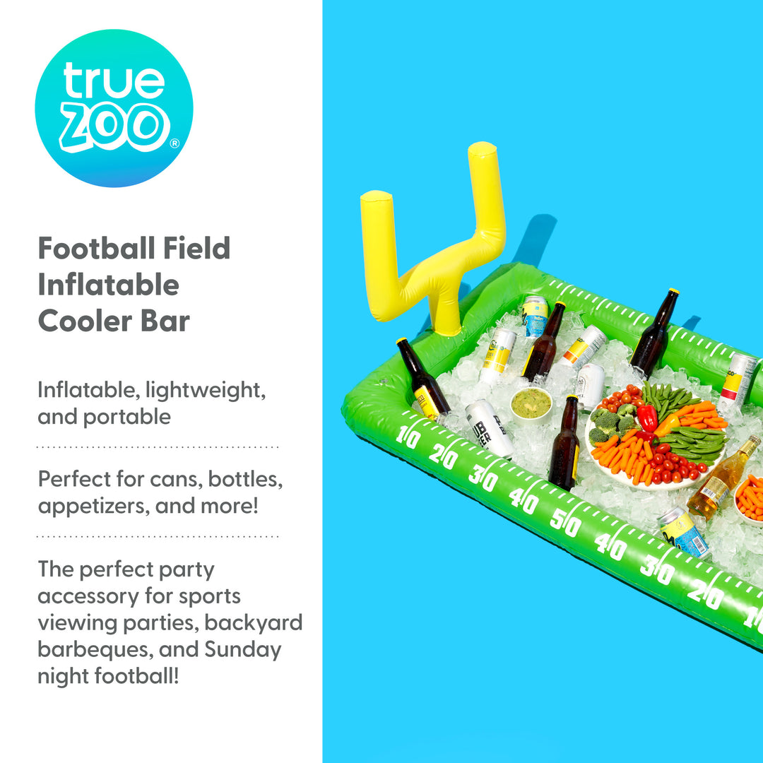 TrueZoo Inflatable Football Field Cooler Bar