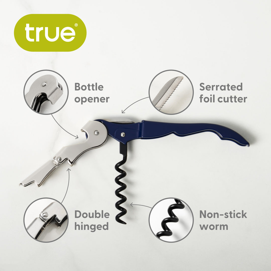 Truetap Waiter's Corkscrew in Navy Blue