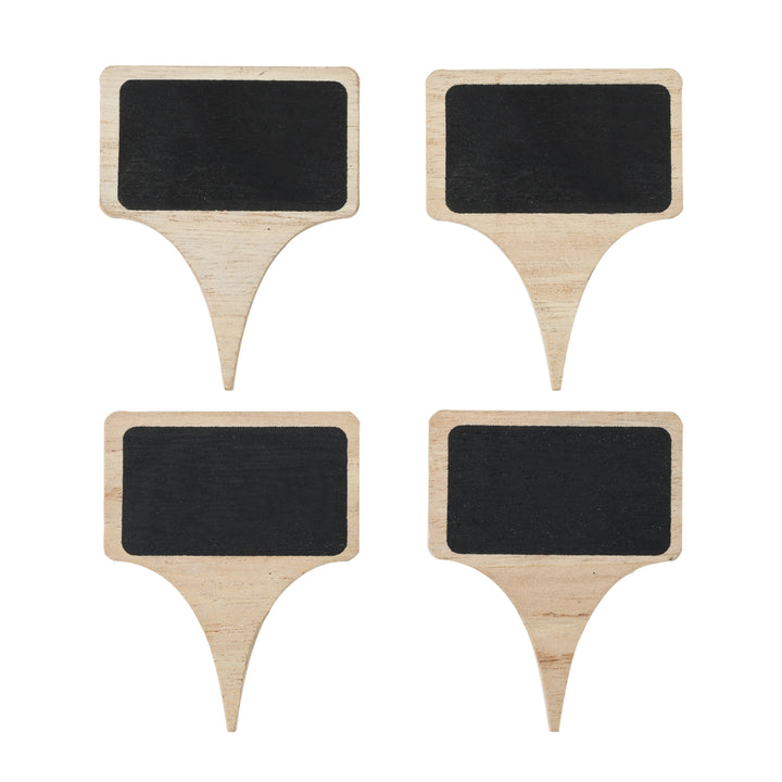 Inscribe Wooden Cheese Markers, Set of 4