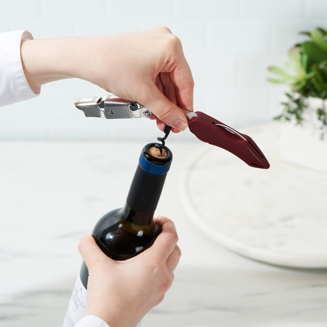 Sommelier Professional Corkscrew in Burgundy