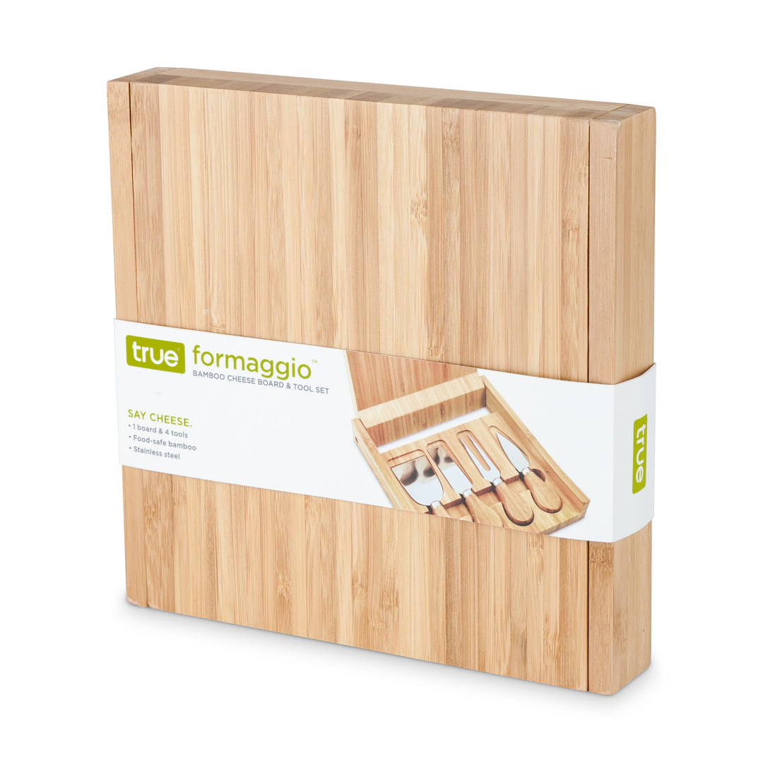 Formaggio Bamboo Cheese Board & Tool Set