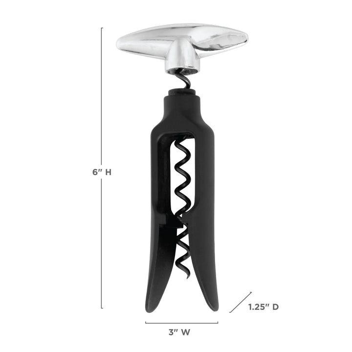 Twister Easy-Turn Corkscrew in Black