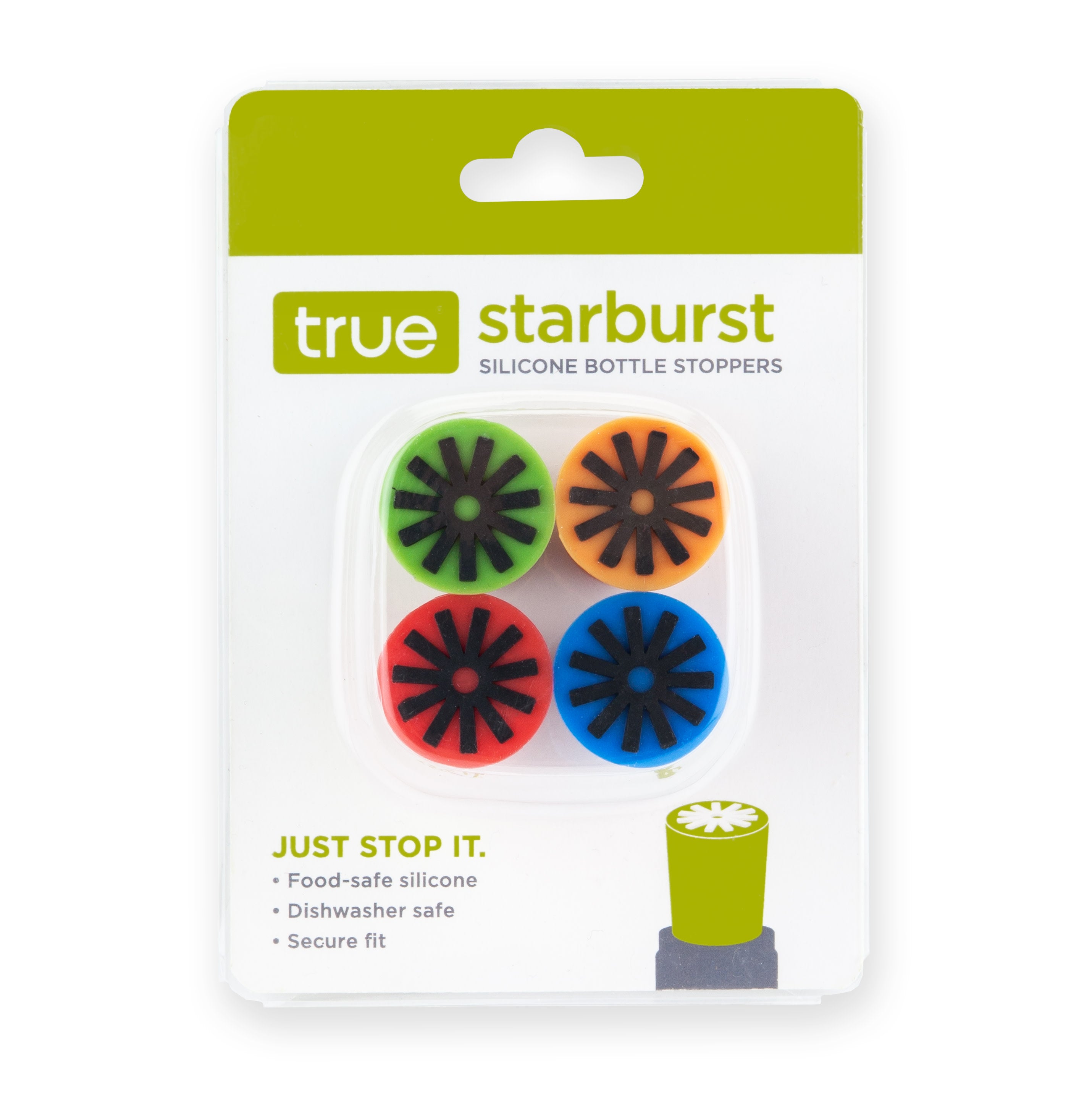 Starburst Silicone Bottle Stopper - Thumbnail 3