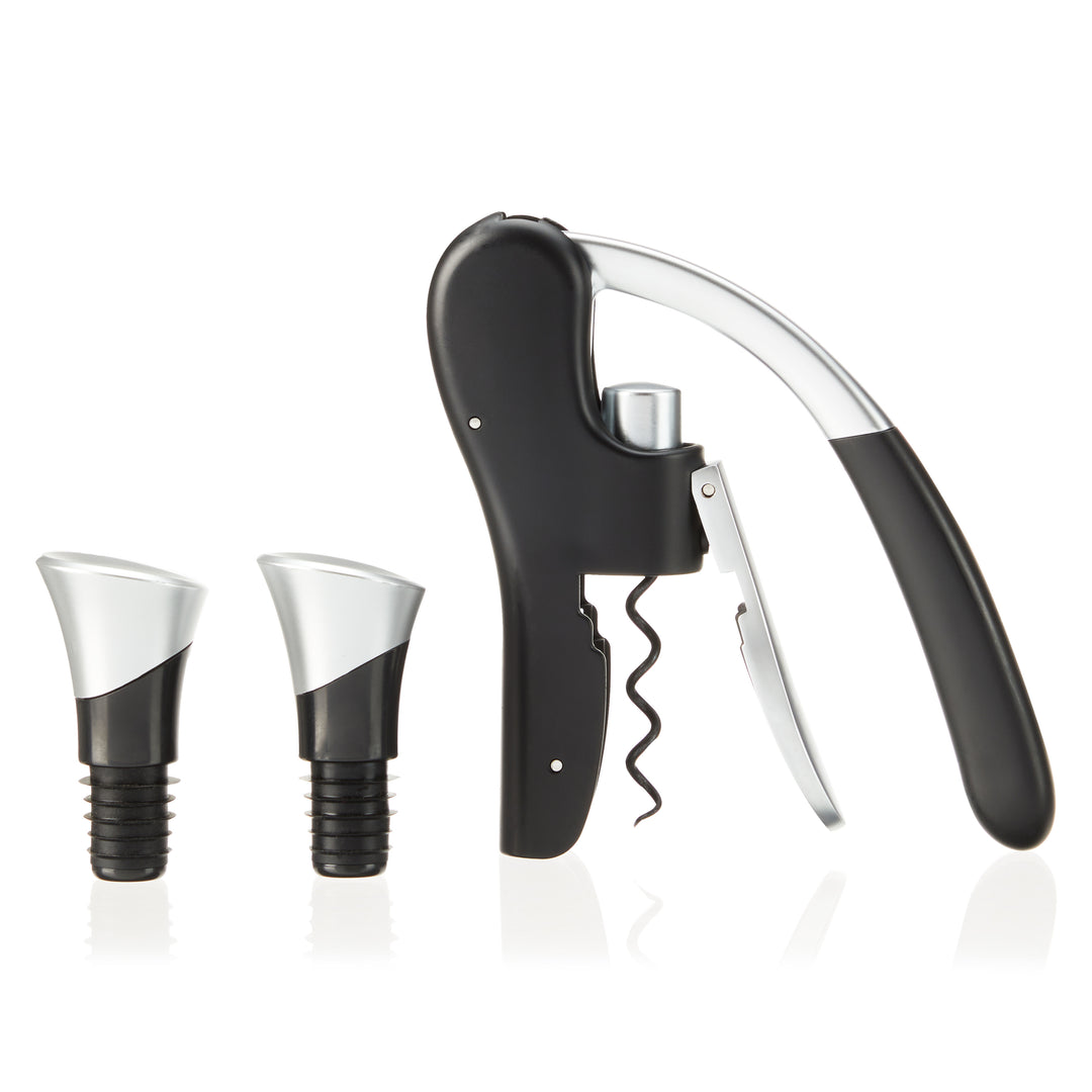 Lever Corkscrew and Stoppers