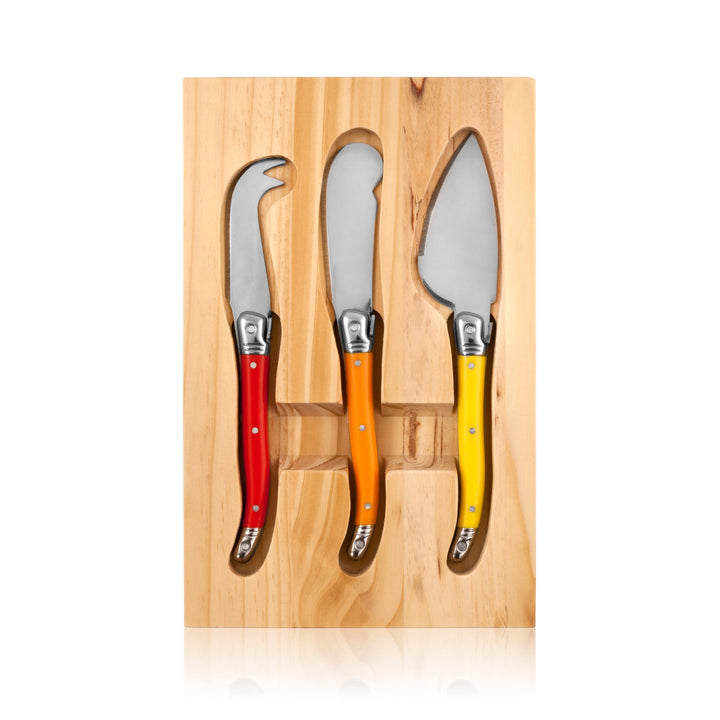 Sunnyside Cheese Knives & Cutting Board