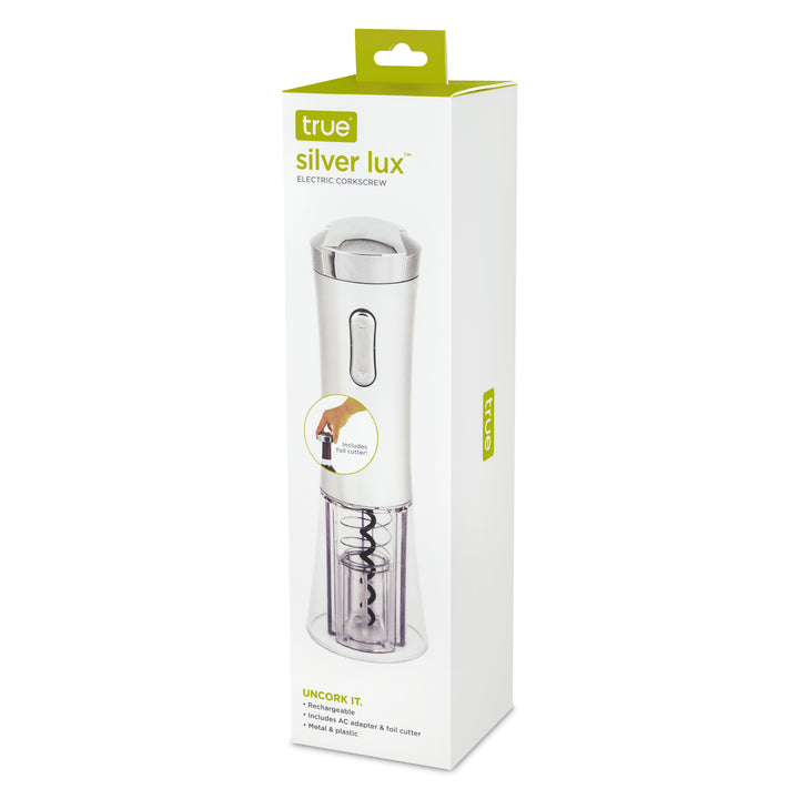 Silver Lux Electric Corkscrew