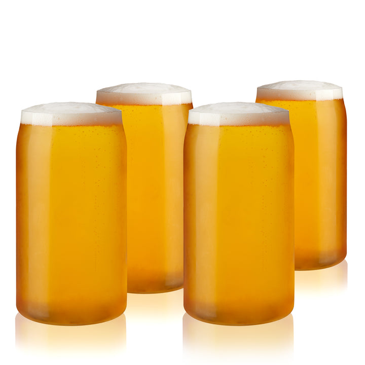 Beer Can Pint Glass, Set of 4