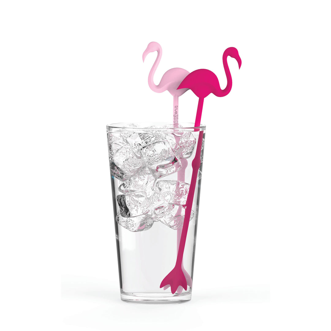 TrueZoo Flamingo Stir Sticks, Set of 5
