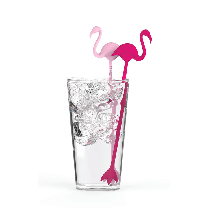 TrueZoo Flamingo Stir Sticks, Set of 5
