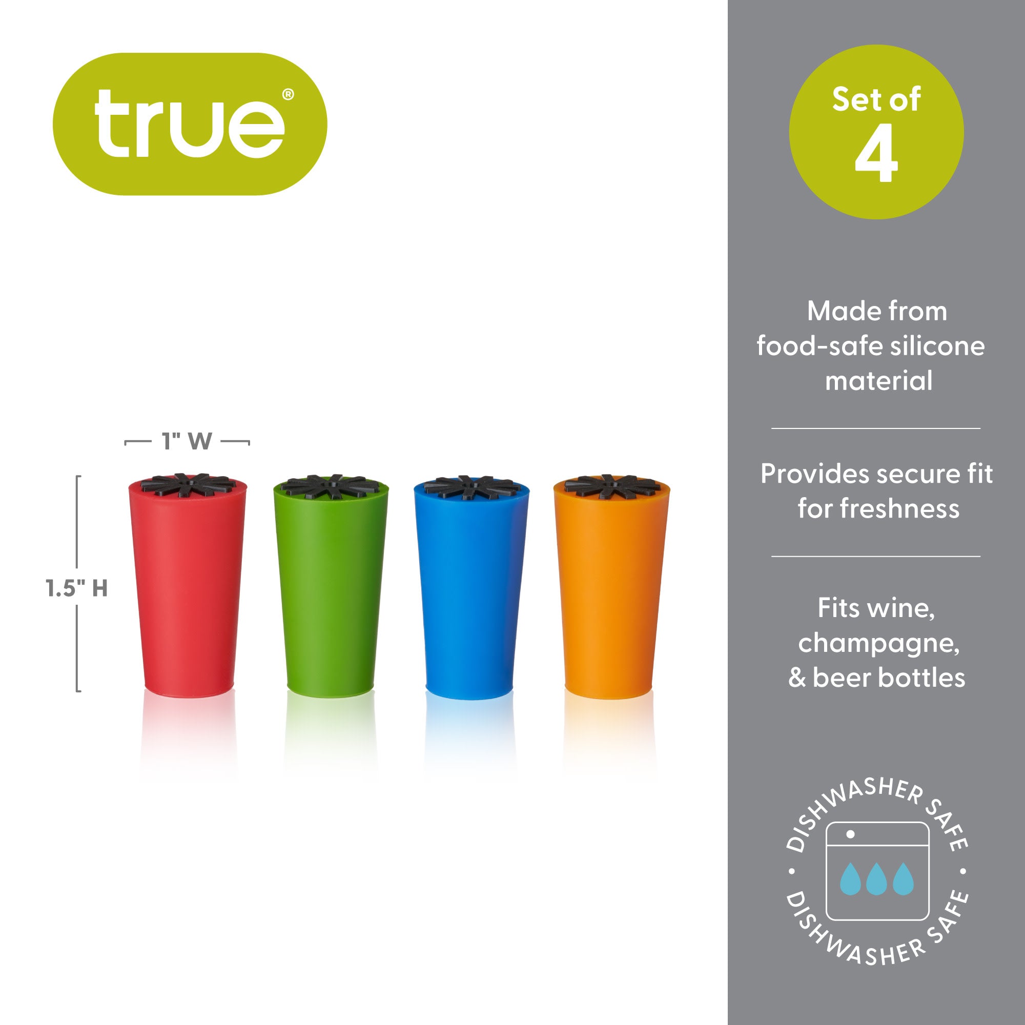 Starburst Silicone Bottle Stopper - Thumbnail 4