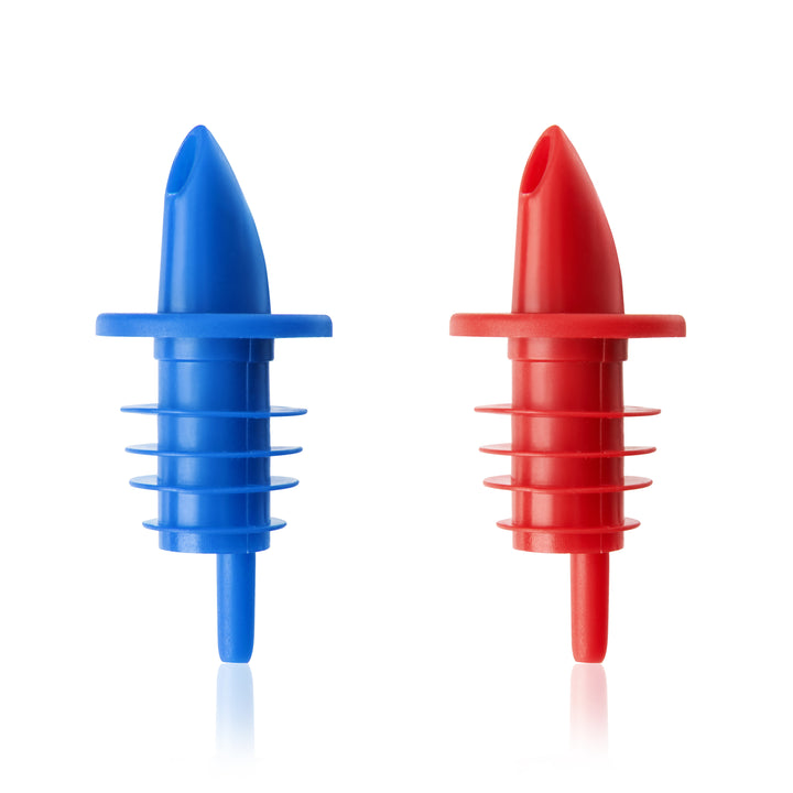 Steady Pour Spout in Blue & Red, Set of 12