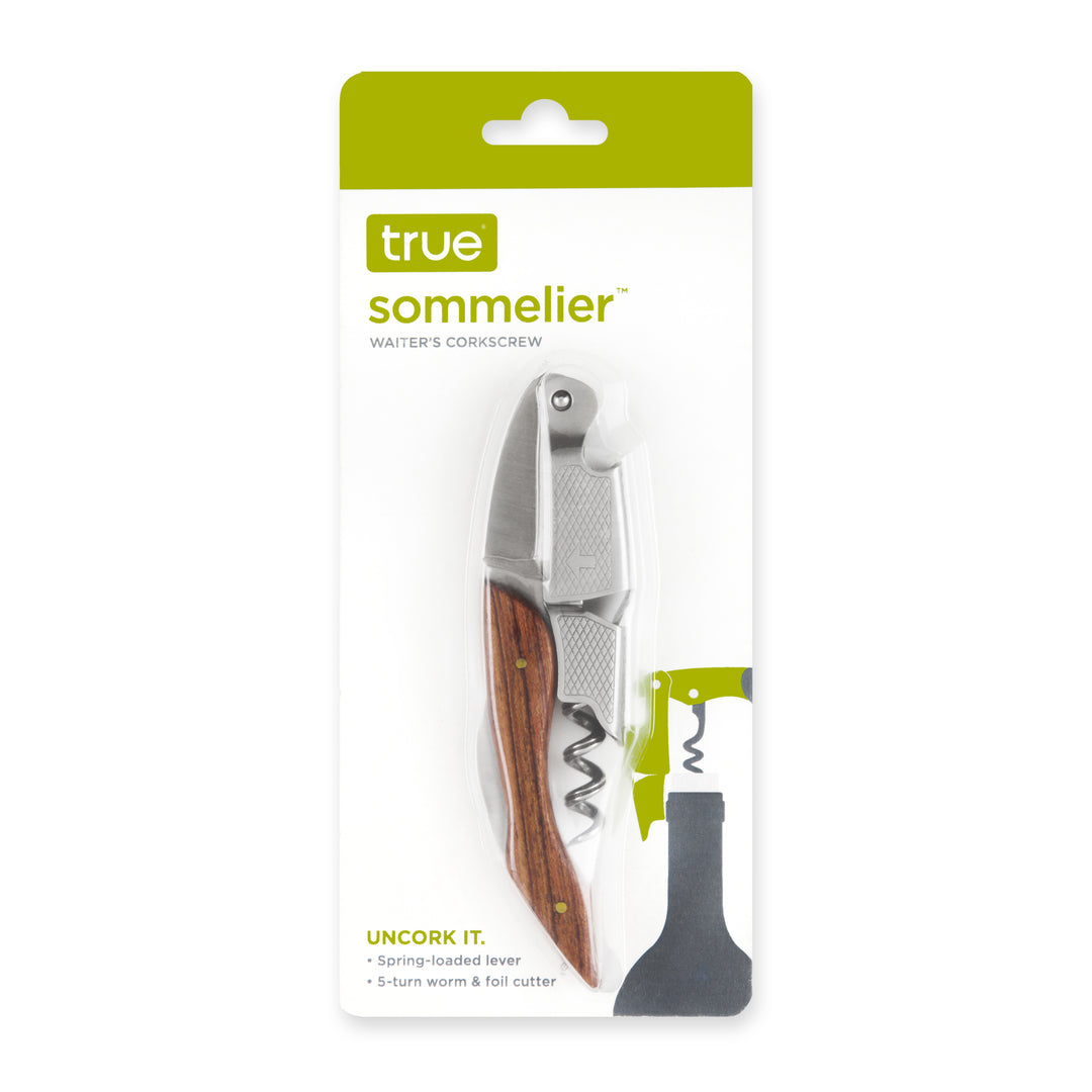 Sommelier Professional Corkscrew with Wood Handle