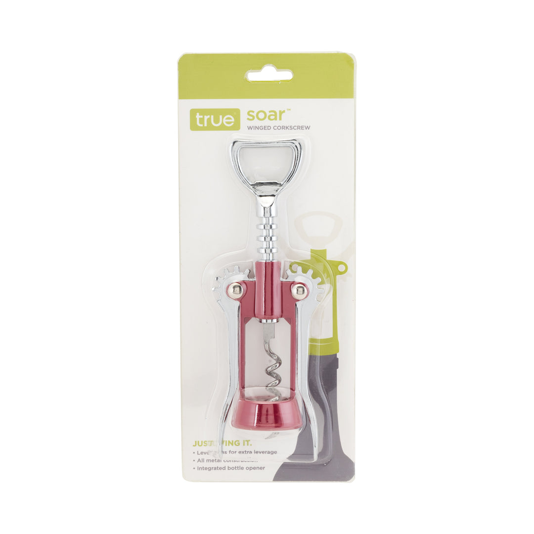 Soar Winged Corkscrew in Red