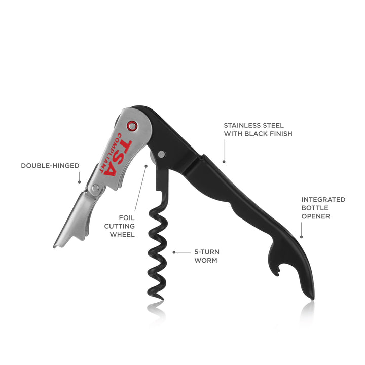 The Jetsetter TSA Compliant Waiter's Corkscrew