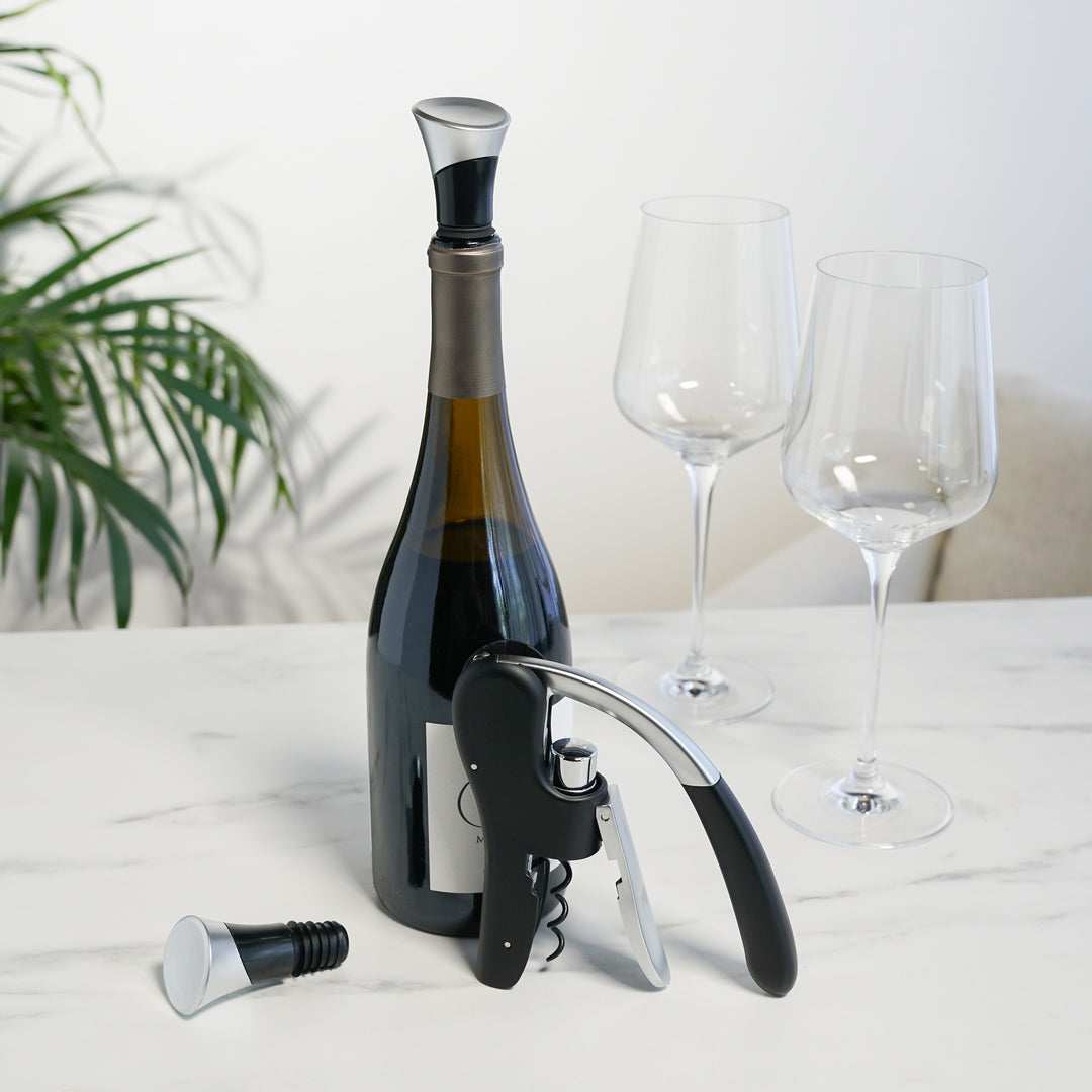 Lever Corkscrew and Stoppers