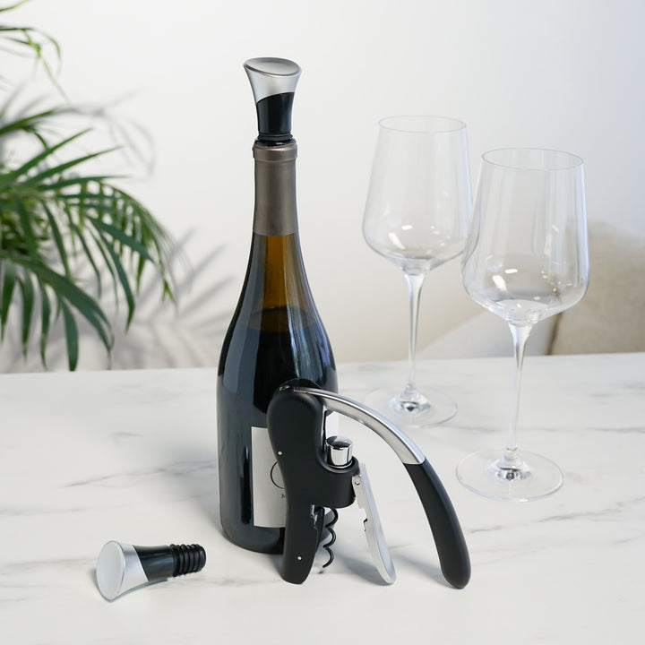 Lever Corkscrew and Stoppers