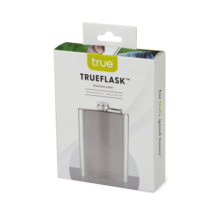 Trueflask 4 oz Stainless Steel Flask