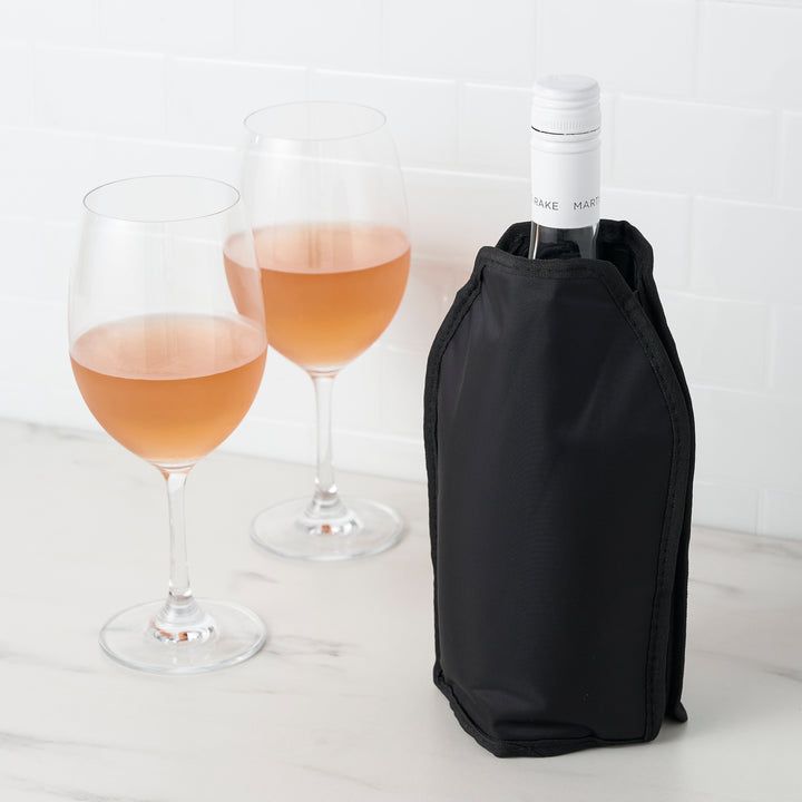 Wine Cooling Sleeve in Black