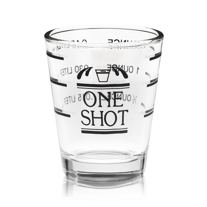 Bullseye 1.5 oz Measured Shot Glass