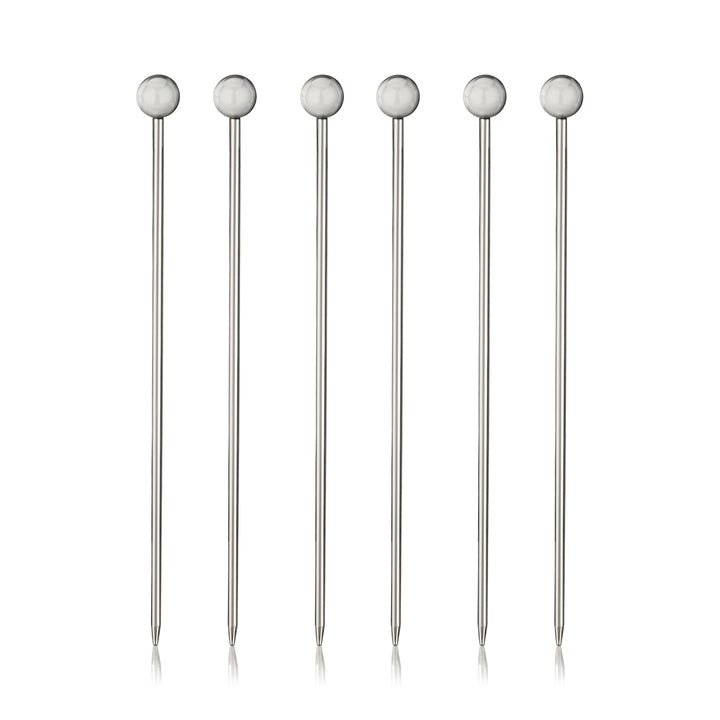Rockwood Stainless Steel Cocktail Picks, Set of 6