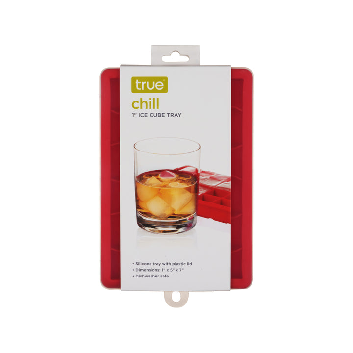 Chill 1'' Silicone Ice Cube Tray in Assorted Colors