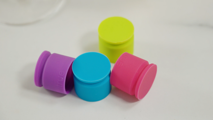 TrueCap Silicone Bottle Stopper in Black, Bulk