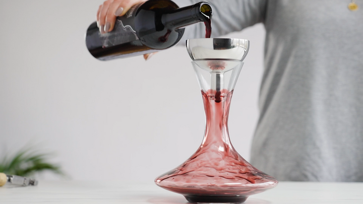 Fountain Stainless Steel Aerating Decanter Funnel
