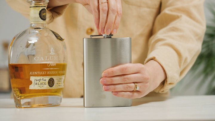 Trueflask 8 oz Stainless Steel Flask