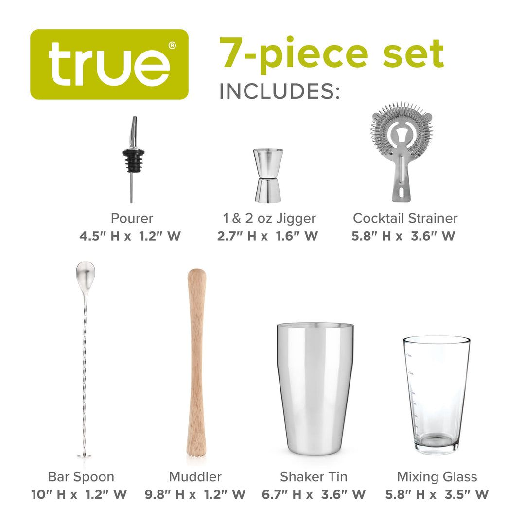 7-Piece Mixologist Barware Set