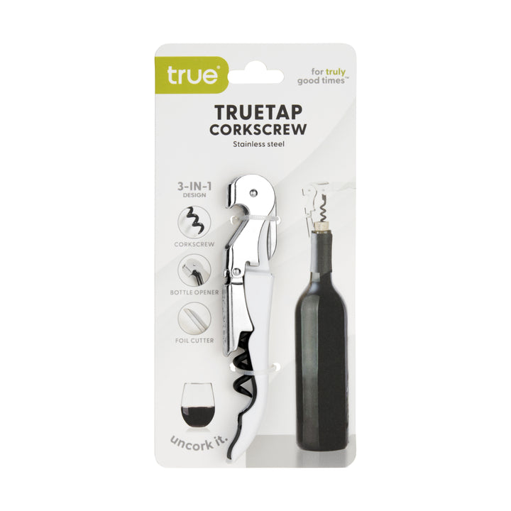 Truetap Waiter's Corkscrew in White