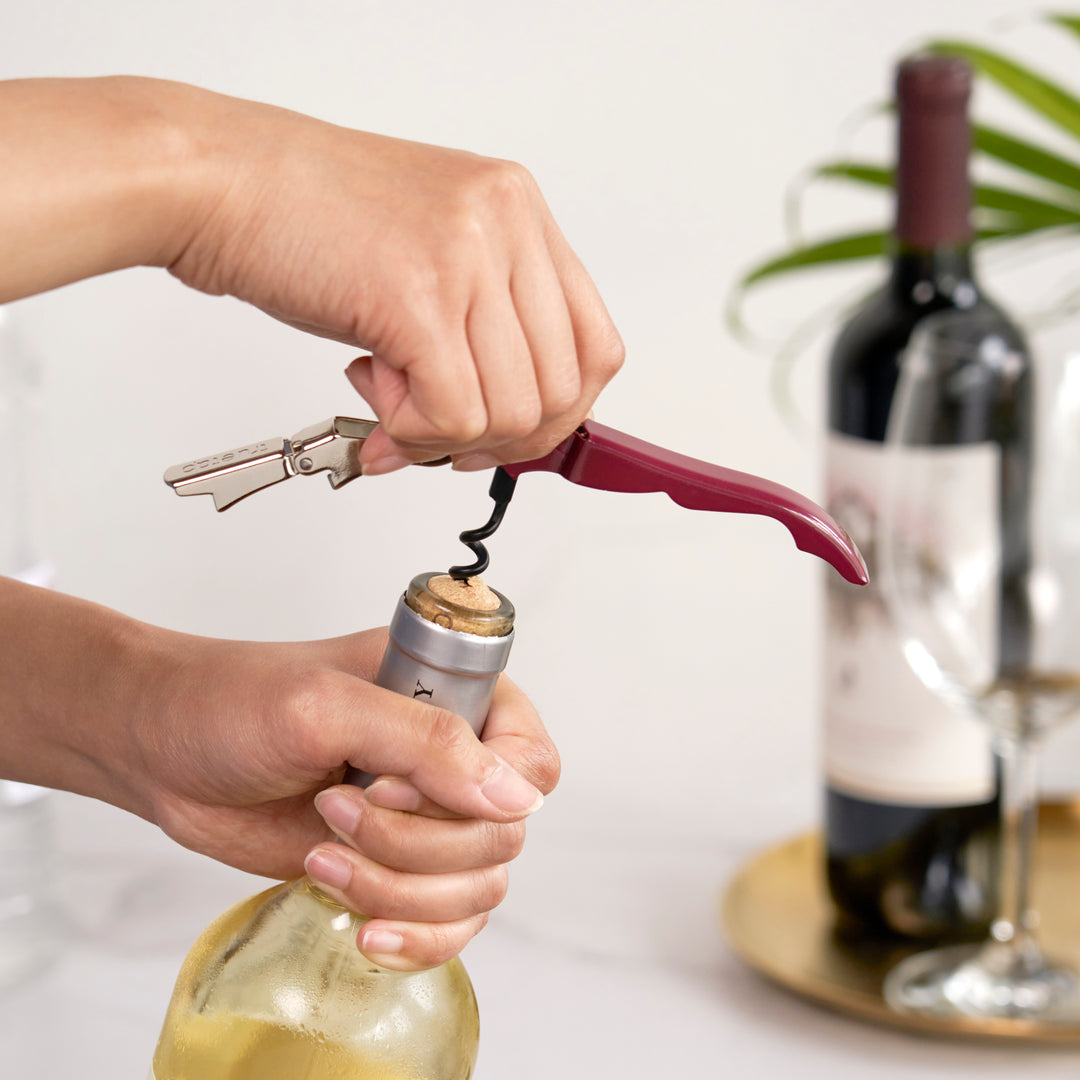 Truetap Waiter's Corkscrew in Burgundy