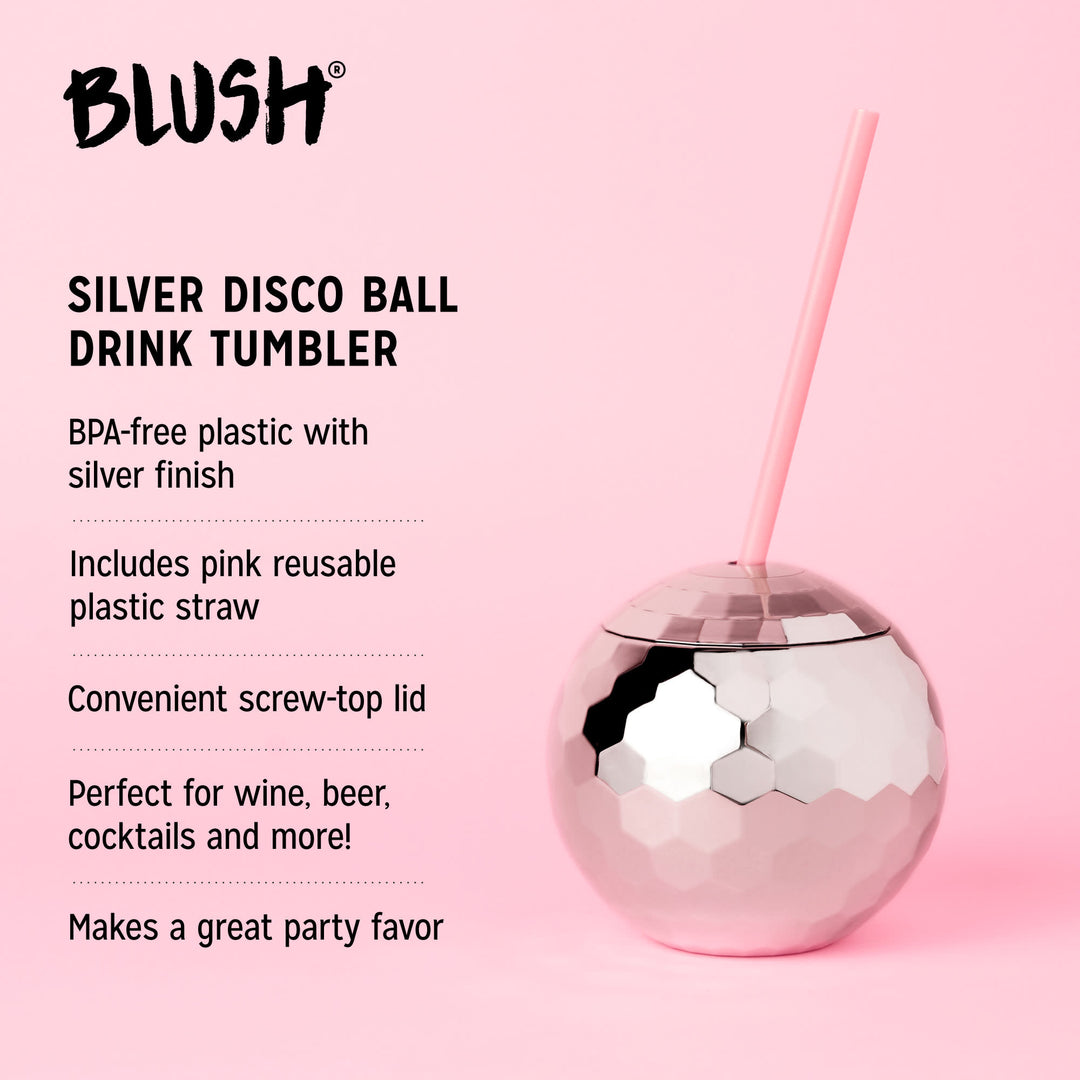 Disco Ball Tumbler in Silver