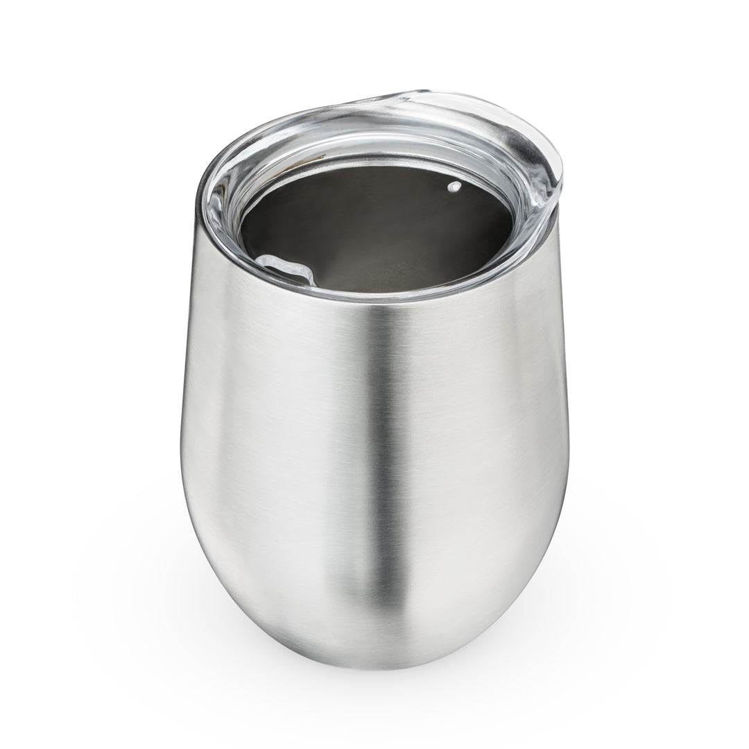 Sip & Go Stainless Steel Stemless Wine Tumbler with Lid