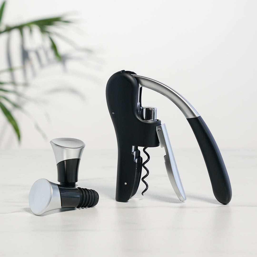Lever Corkscrew and Stoppers