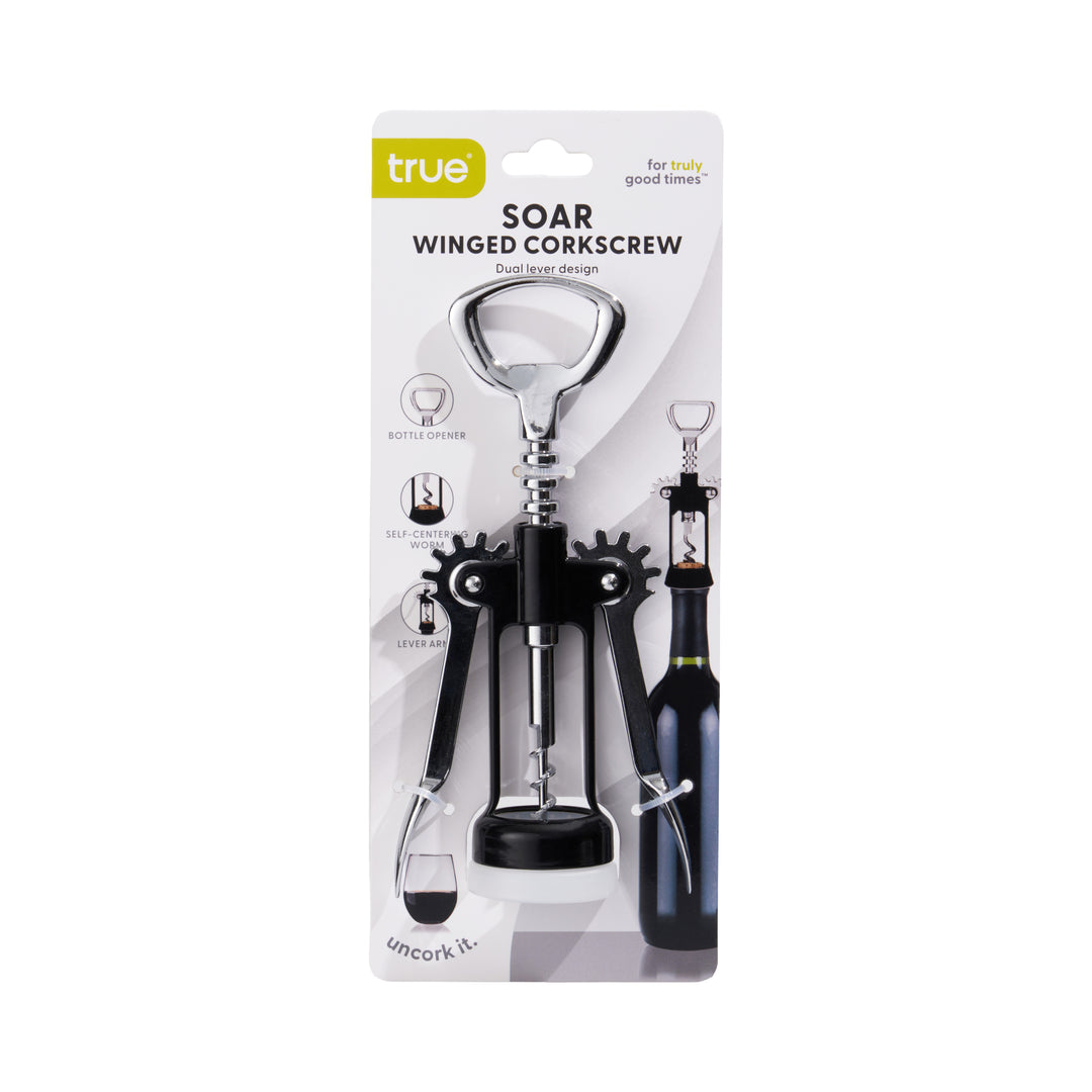 Soar Winged Corkscrew in Black
