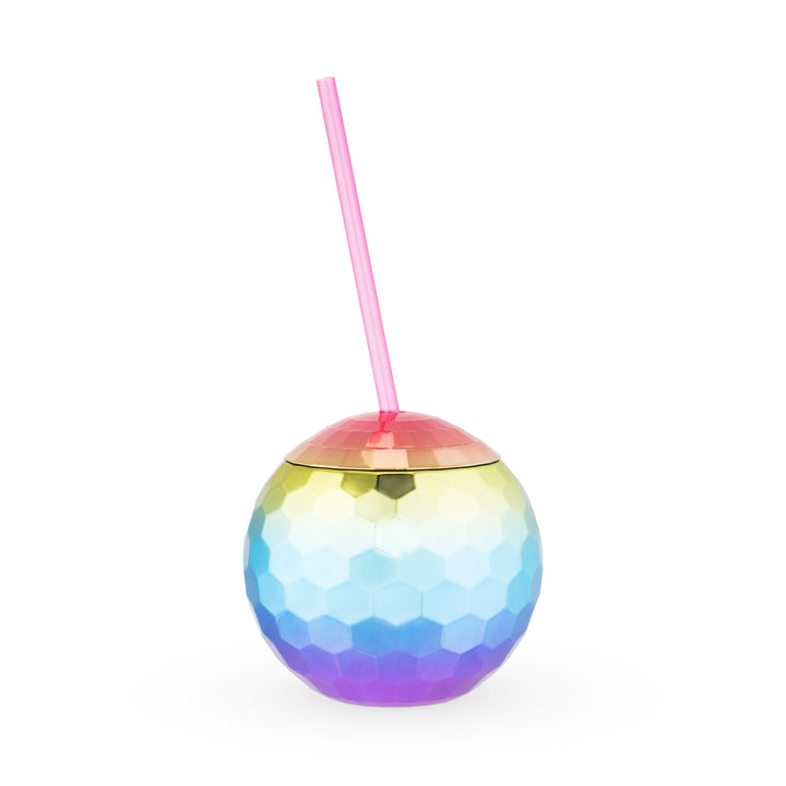 Disco Ball Tumbler in Rainbow