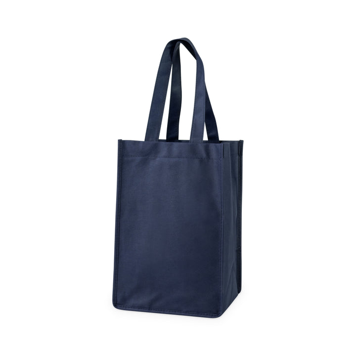 4-Bottle Non-Woven Tote in Blue